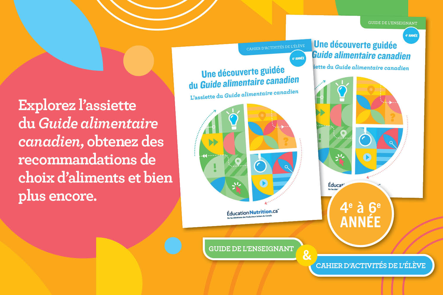 L’assiette du Guide alimentaire canadien – 4e à 6e année