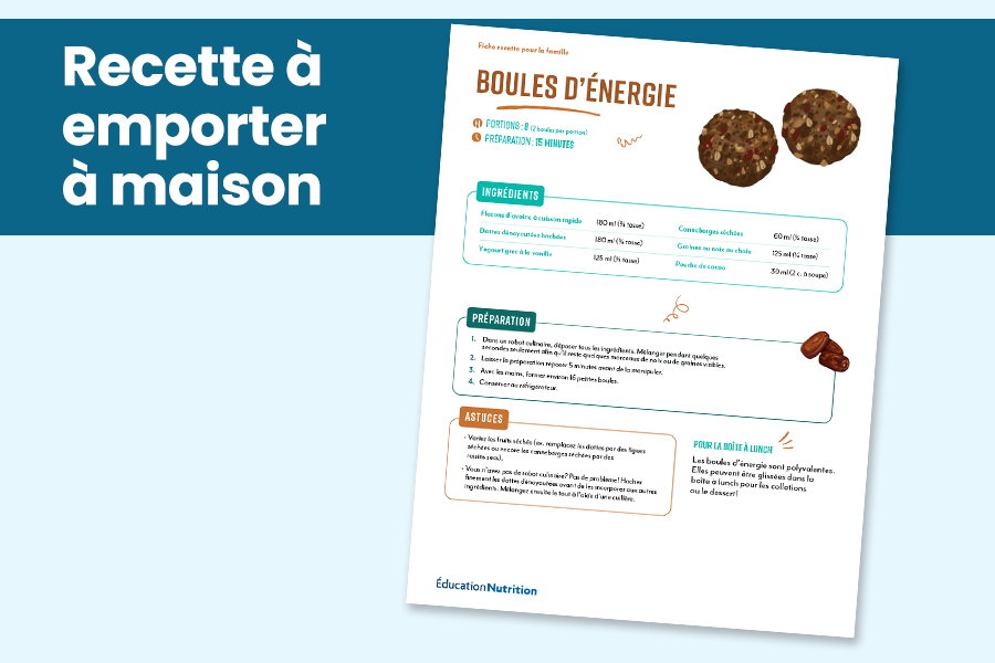 Boules d’énergie : Recette